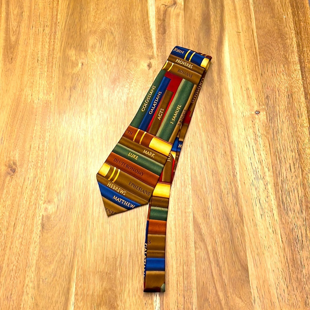 Eagle neckwear: bible religious silk necktie